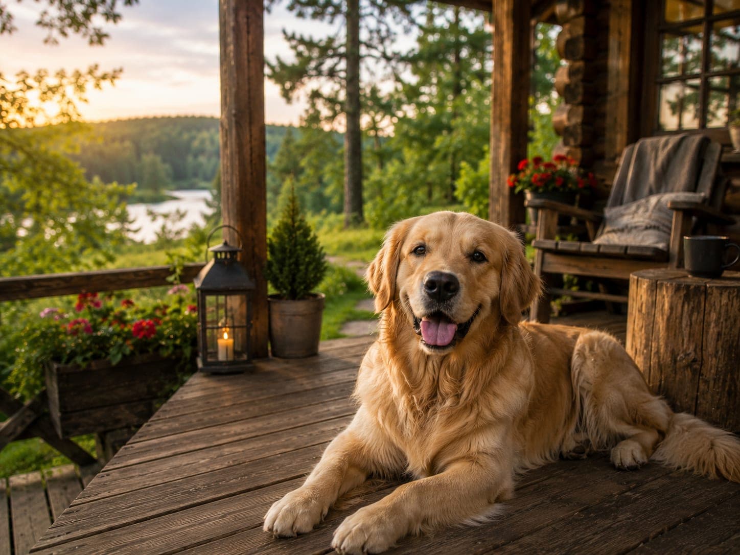 A pet at the homestead